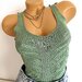 Maieu dama verde din tricot subtire casual- elegant